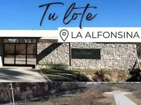 VENTA TERRENO DE 600mts LA ALFONSINA