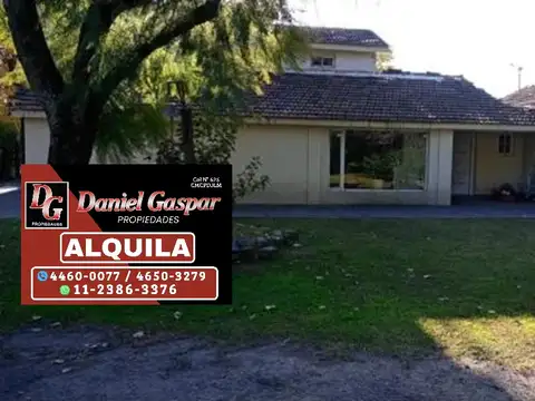ALQUILER – HERMOSA CASA QUINTA 4 AMBIENTES – PONTEVEDRA