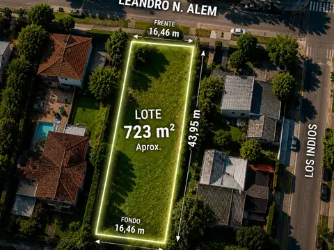 VENTA LOTE 723 m2 CASTELAR NORTE PERMUTA