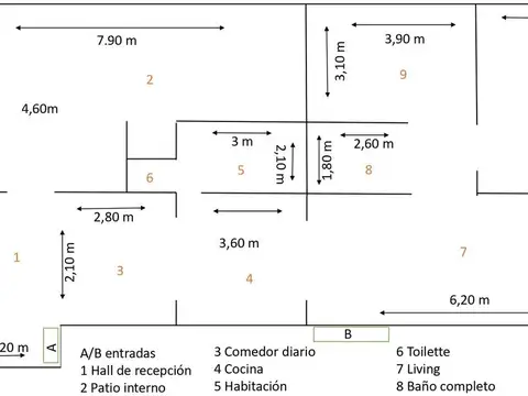 Depto Tipo Casa en Venta de 4 ambientes