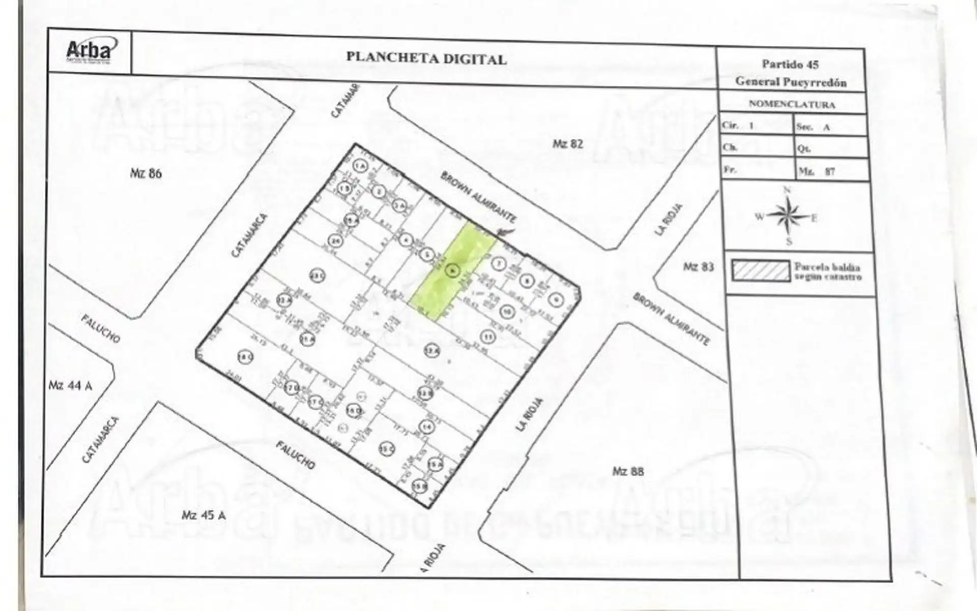 Terreno 361.5m² ideal edificio de vivienda — Plaza Mitre