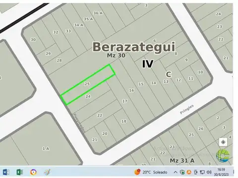 Terreno en Venta de 508,0 m2