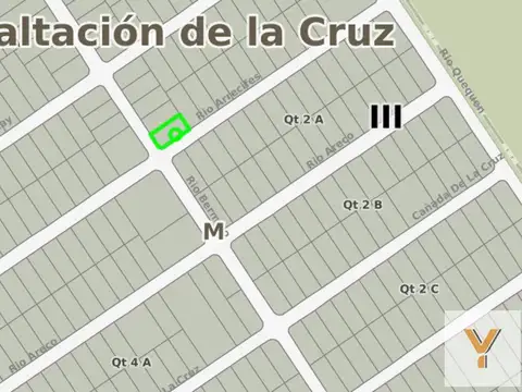 Terreno en Venta 20  mts Frente