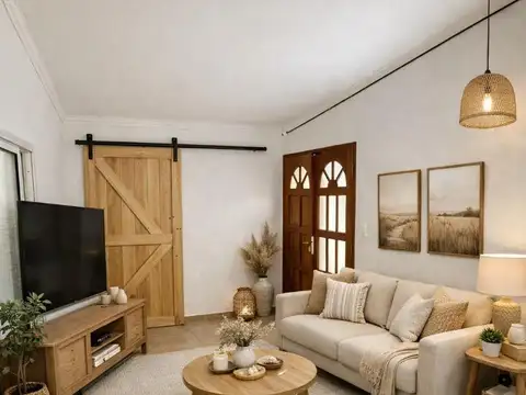 Depto Tipo Casa 3 ambientes con 1 baño