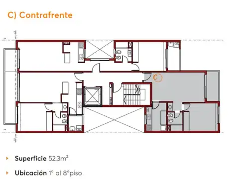 Departamento en Venta de 3 ambientes
