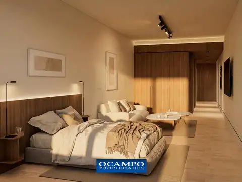 Departamento Monoambiente con 1 baño