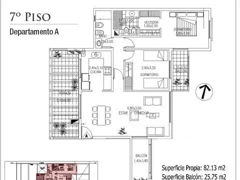Departamento en Alquiler de 4 ambientes