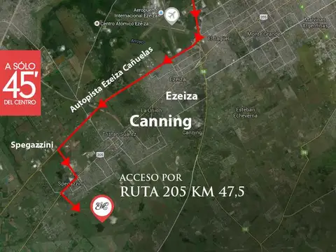 ESTANCIA VILLA MARIA lote 1 G23 en Los Silos a LAGUNA