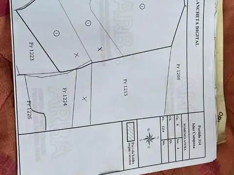Terreno en Venta 300  mts Frente