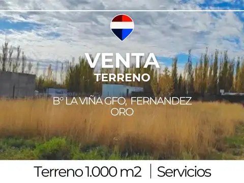 Terreno en Venta en General Fernandez Oro, General Roca