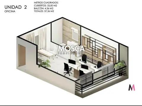 Departamento en Venta de 2 ambientes