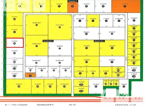 Terreno en Venta en Campana, USD 1.471.120