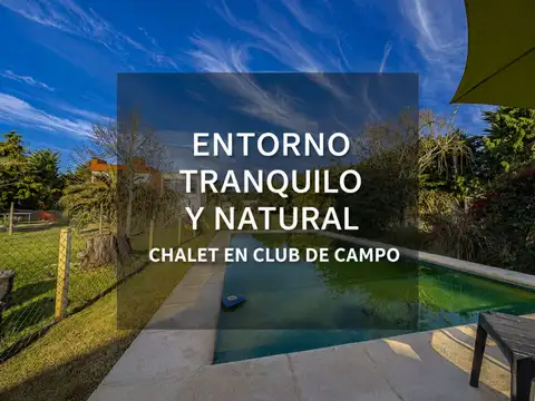 VENTA CASA 4 AMBIENTES CLUB DE CAMPO LAS PERDICES