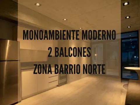 Departamento en Recoleta Monoambiente