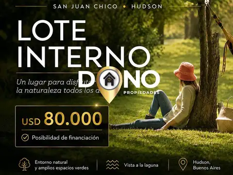 Lote Interno - Excelente orientacion - San Juan Chico