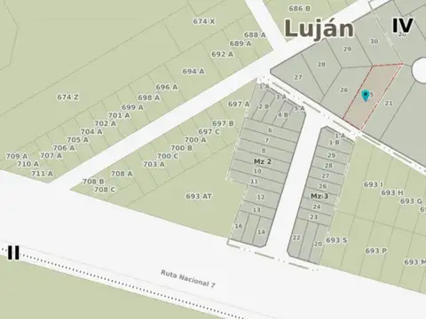 terreno en venta en lujan zona de quintas valle verde