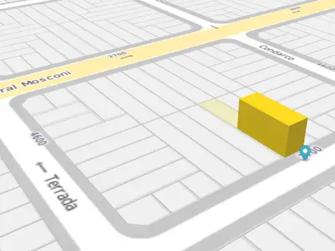 Terreno en Venta 8  mts Fondo