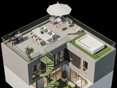 Depto Tipo Casa en Venta de 3 dormitorios