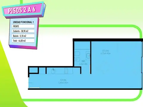 Departamento en Venta Apto profesional
