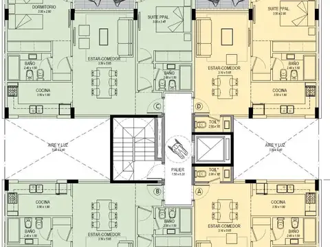 Departamento en Venta de 3 ambientes