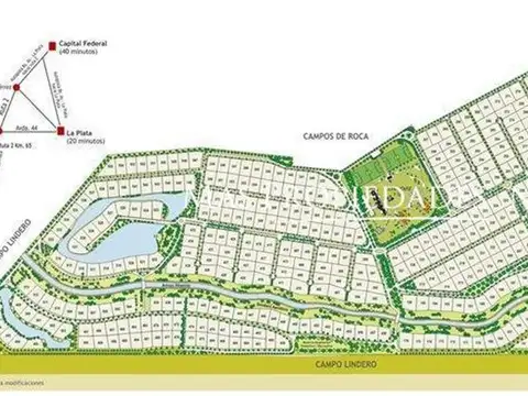 Venta Terrenos / Lotes internos en Campos De Roca