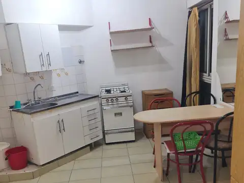 Monoambiente con cocina integrada