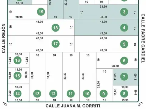 Lote en Los Pinares en esquina 