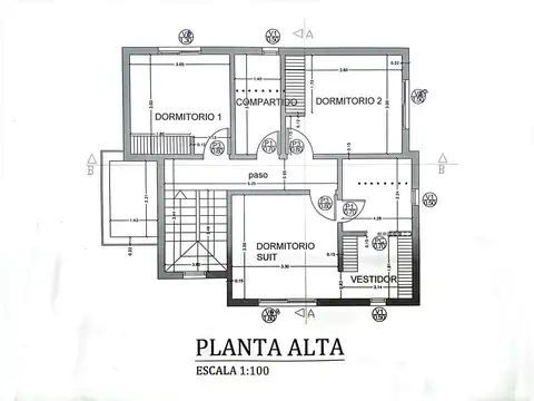 Casa 4 ambientes con 2 baños