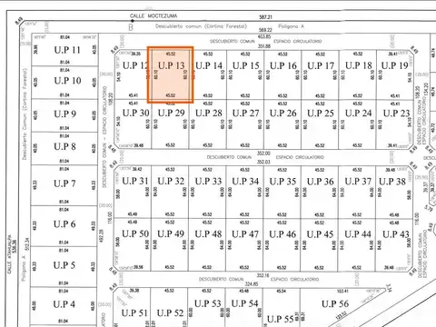 Terreno en Venta 60  mts Fondo