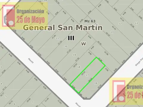 Terreno en Venta en Villa Libertad, USD 60.000