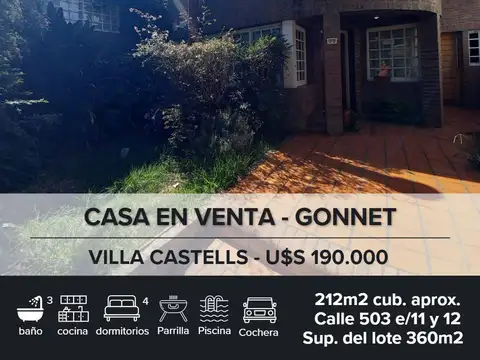 Casa en venta Gonnet