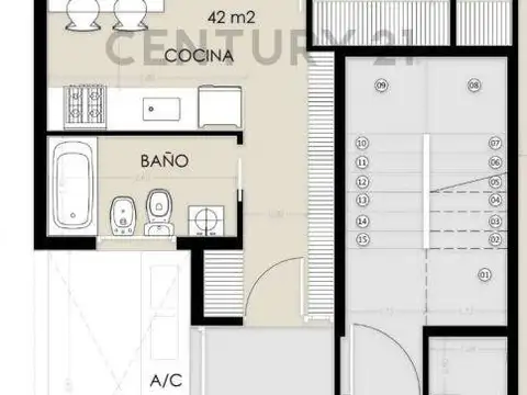 17 e/ 44 y 45 6300, Piso 0