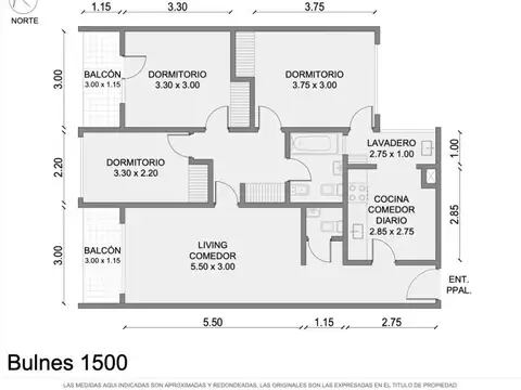 Departamento en Venta de 4 ambientes