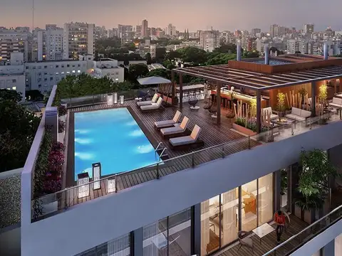 Departamento 2 ambientes con 1 baño