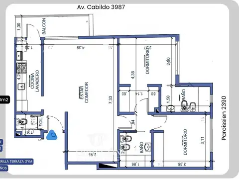 Departamento en Venta en Lomas de Nuñez, USD 260.000