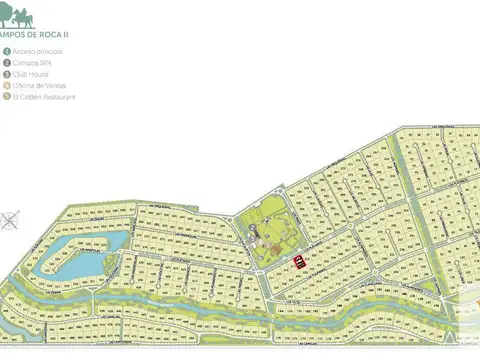 Terreno en venta 2250mts2 totales - Campos de Roca II