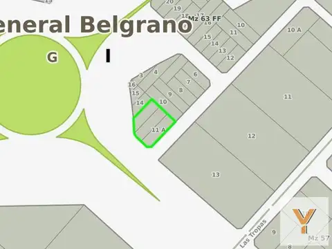 Terreno en Venta de 979,0 m2