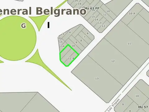 Terreno en Venta de 979,0 m2