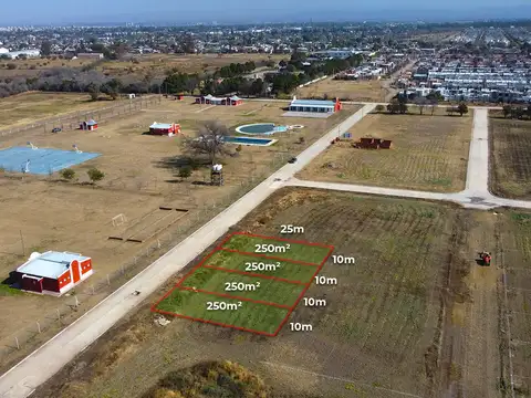 Terrenos colindantes en venta - B° Solares de Rancagua