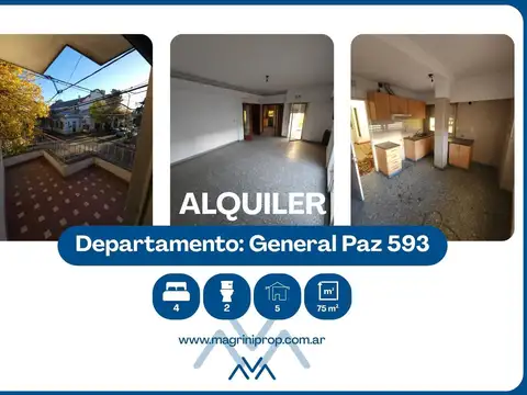 Departamento 4 Habitaciones en General Paz al 500, Centro, Pergamino, Buenos Aires
