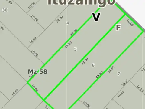 VENTA/PERMUTA 2 LOTES CON CASA ITUZAINGO NORTE
