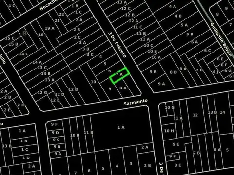 Terreno en Venta 26  mts Fondo