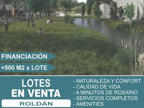 Loteo residencial con amenities