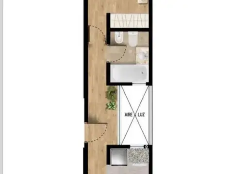 Departamento en Venta de 1 dormitorio