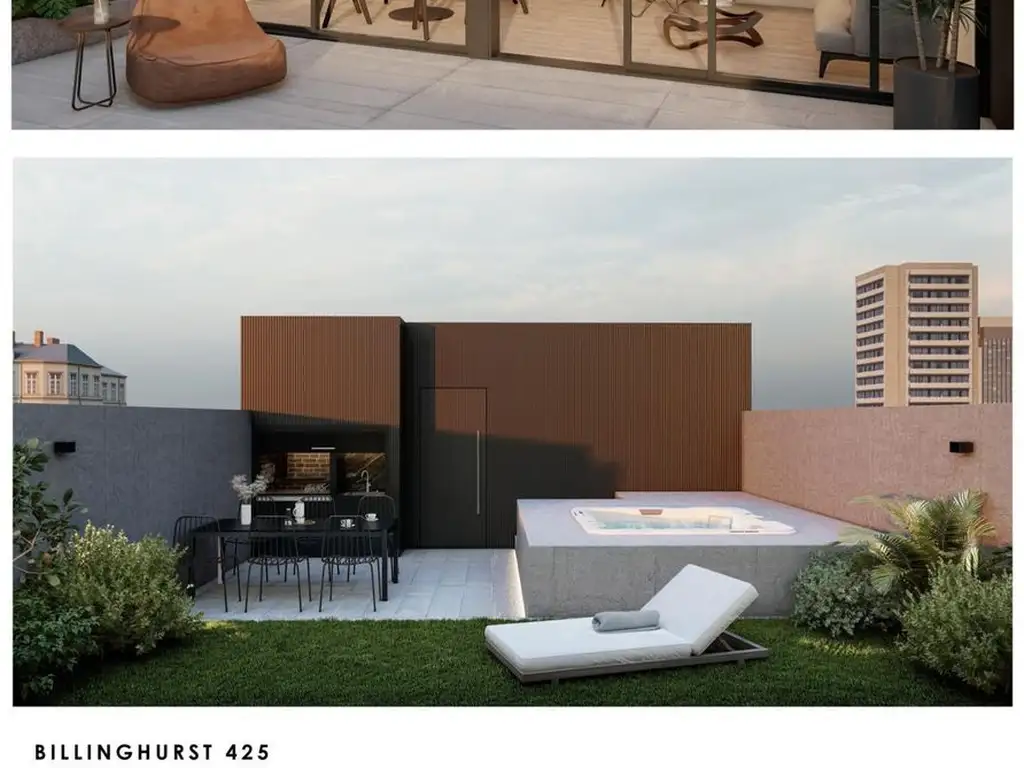 BILLINGHURST 425 de  1 y 2 Dormitorios