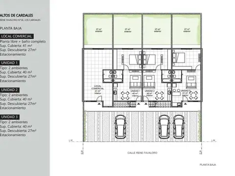 Departamento en Venta con 1 cocheras