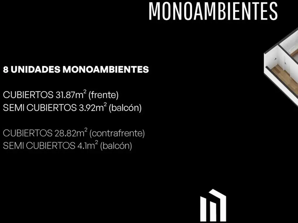 Departamentos 1 y 3 ambientes en pozo en Villa Urquiza