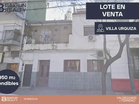 Terreno en Venta en Villa Urquiza, Capital Federal