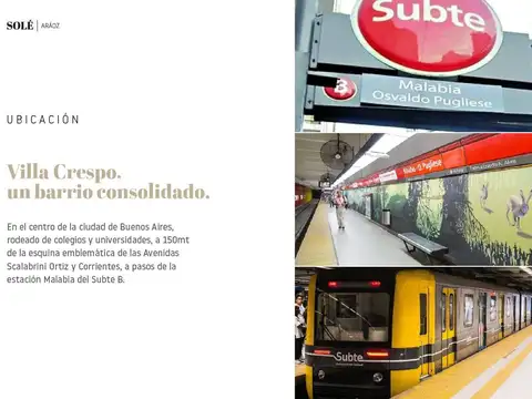 Departamento en Venta en Villa Crespo, USD 395.000