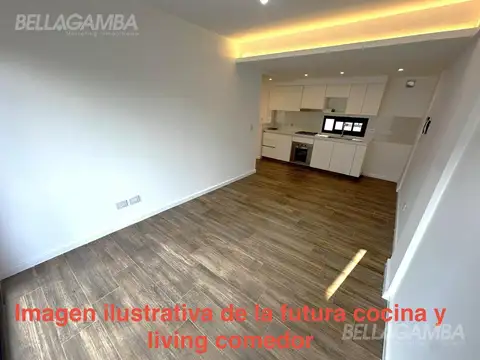 Departamento 3 ambientes con 1 baño
